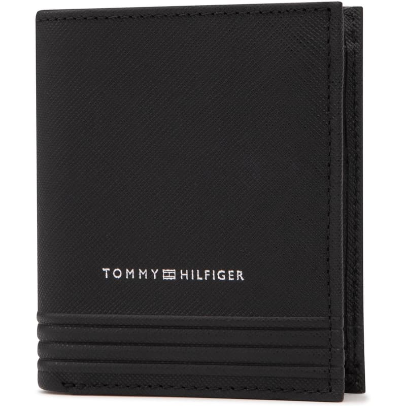 Кошелек Tommy Hilfiger Кошелек из коровьей кожи мужской черный - изображение 3