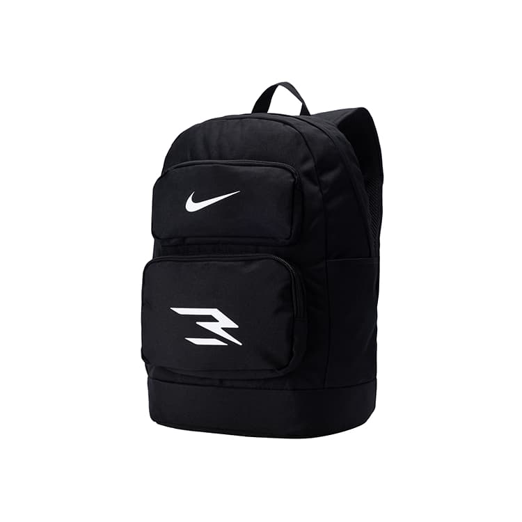 Рюкзак NIKE Полиэфирное волокно Рюкзак Обычный (стандартный) Унисекс Глубокий черный - изображение 2