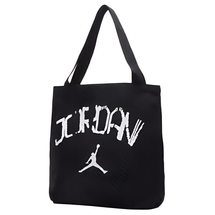 Мини-сумка Jordan Хлопковая Сумка-тоут Сумка для покупок Сумка через плечо Средняя Унисекс Черная - изображение 2