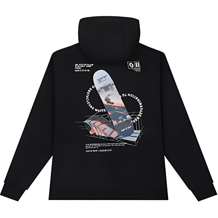 Худи 361° Life Collection Толстовка Мужское Супер-черное - изображение 2