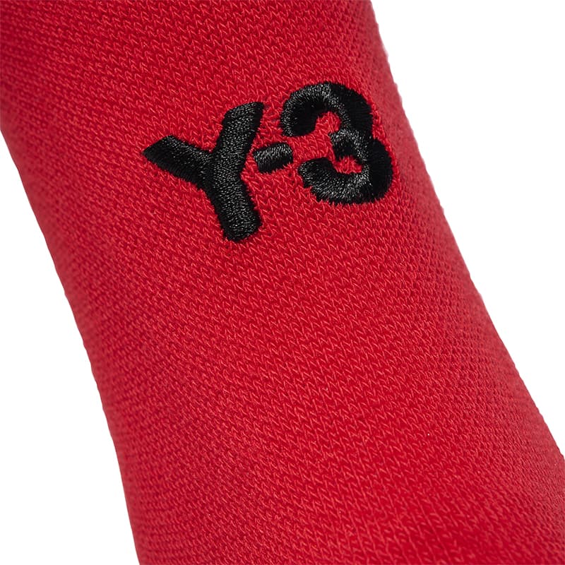 Носки Y-3 Повседневные удобные дышащие антибактериальные носки до середины икры унисекс 1 пара красный - изображение 3