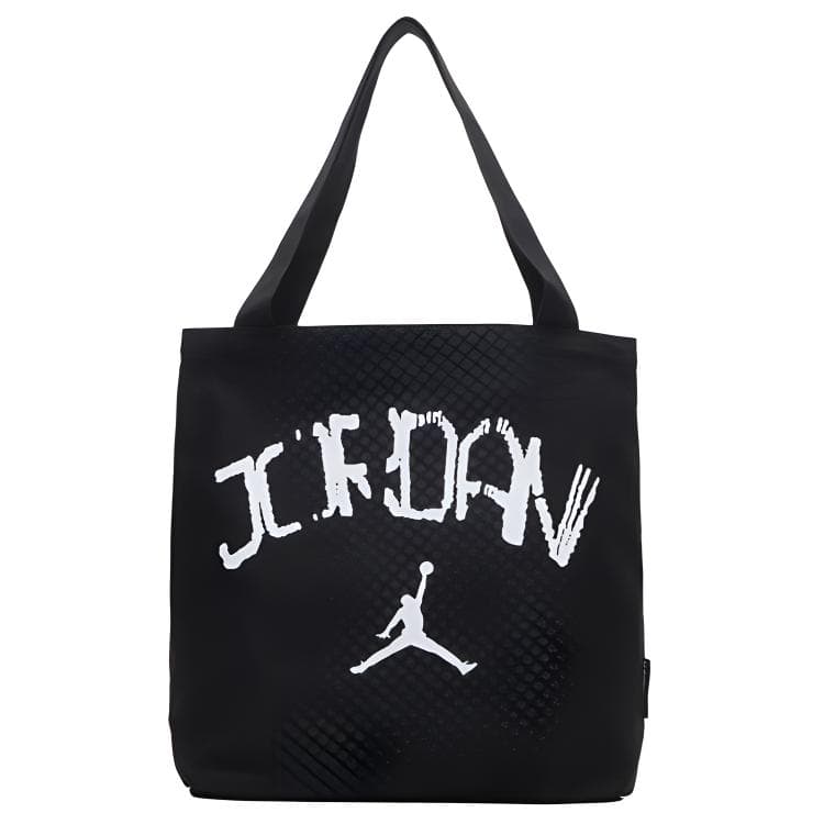 Мини-сумка Jordan Хлопковая Сумка-тоут Сумка для покупок Сумка через плечо Средняя Унисекс Черная - изображение 1