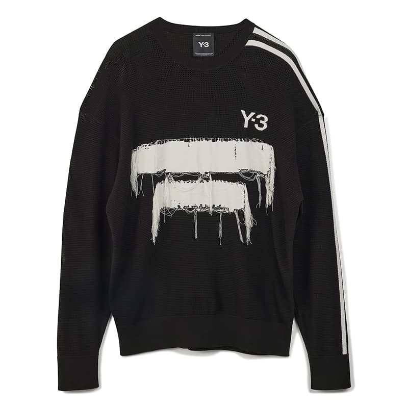 Y-3 GFX KNIT CREW Унисекс Черный - изображение 1