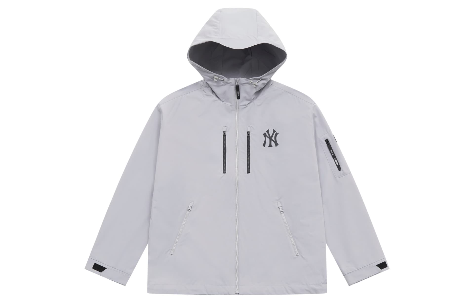 Ветровка MLB New York Yankees Basic Collection SS25 Тренчкот Унисекс Светлый Серый - изображение 2
