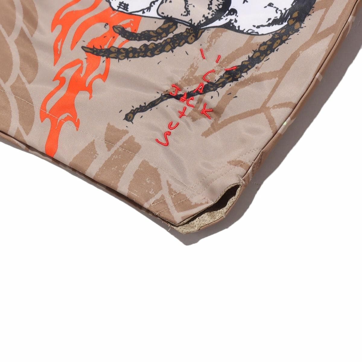 Шорты Jordan x Travis Scott Skull Print Shorts Khaki - изображение 5