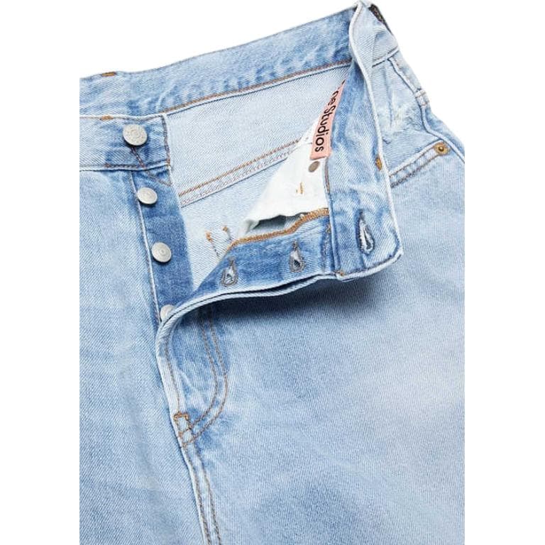 Джинсовые шорты Acne Studios Джинсовые шорты Мужские Светло-Синие - изображение 5