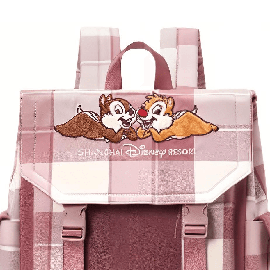 Рюкзак Disney Ткань Рюкзак Стандартный (Standard) Унисекс Розовый Коричневый - изображение 5