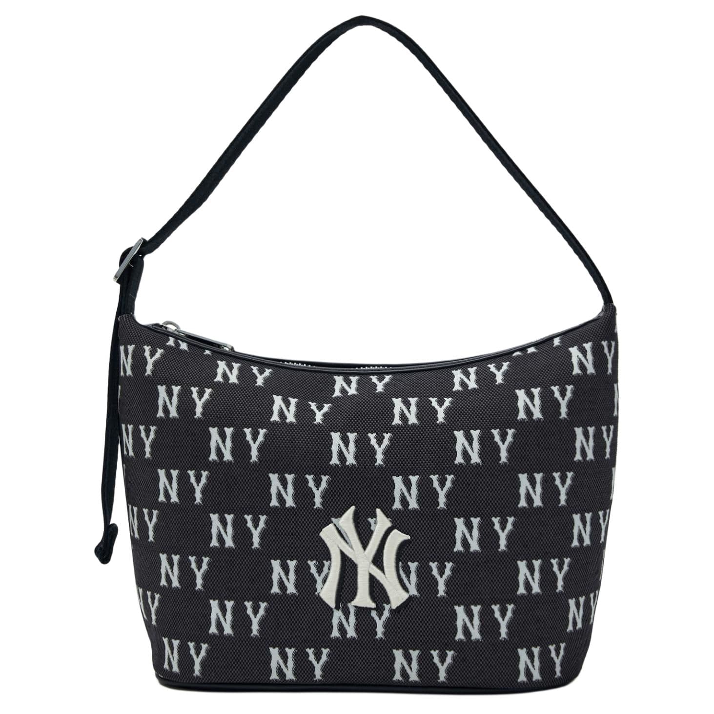 Мини-сумка MLB Monogram Нью-Йорк Янкис Полиэфирное волокно Сумка на плечо Бродяга Квадратная сумка Сумки через плечо Унисекс Черный - изображение 1
