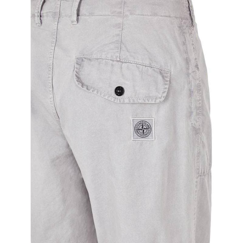 Штаны STONE ISLAND Повседневные брюки Мужские Светло-серые - изображение 4