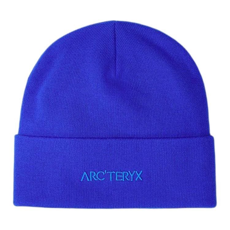 Шапка Arcteryx Шапка-бини женская синяя с логотипом из переработанного полиэстера - изображение 1
