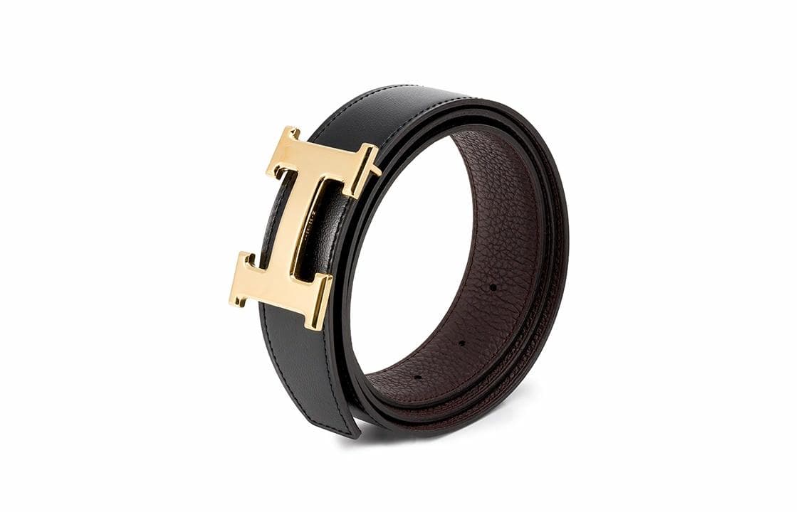 Ремень Hermes H Belt Buckle Black Chocolate - изображение 3