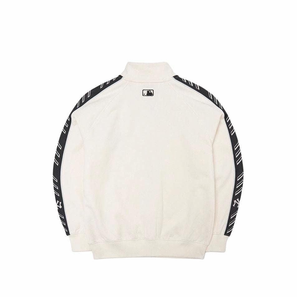 Куртка MLB Yankees High Neck Zip Jacket Cream - изображение 2