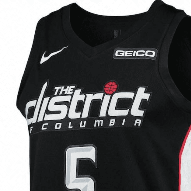 Баскетбольная майка Nike Washington Wizards Bobby Portis 5 Jersey Black - изображение 4
