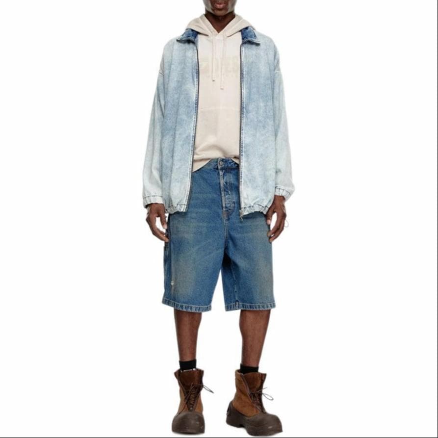 Джинсовые шорты DIESEL FW24 - изображение 2