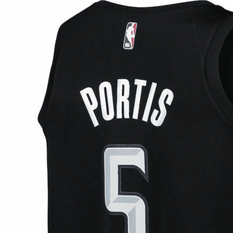 Баскетбольная майка Nike Washington Wizards Bobby Portis 5 Jersey Black - изображение 6