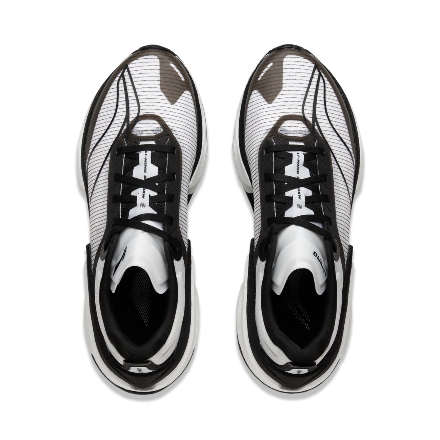Кроссовки для бега Li NING Wade Shadow 3 ESSENTIAL Текстиль ТПУ (TPU) Дышащий Низкий Топ Беговые Кроссовки Мужские Белый Черный - изображение 4