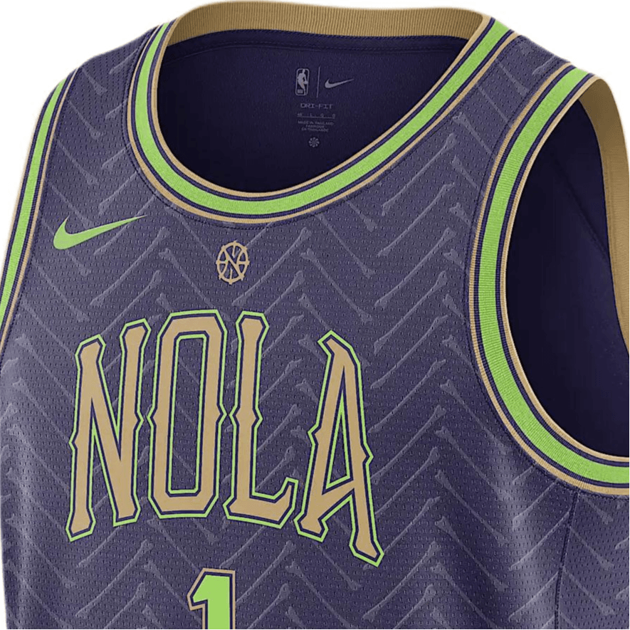 Баскетбольная майка Nike x NBA Zion Williamson City Edition Jersey 2024/25 - изображение 3