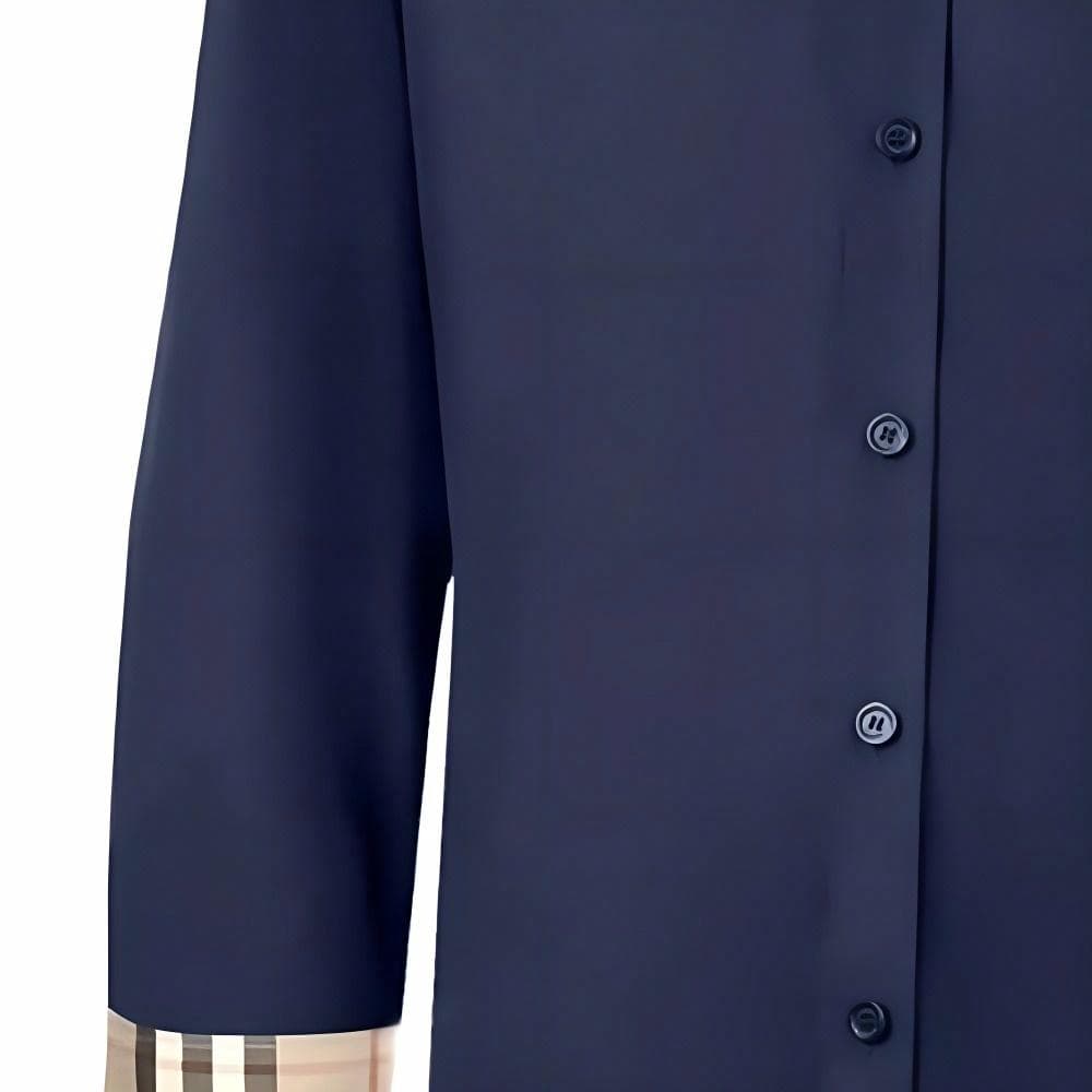 Рубашка Burberry SS24 Logo Embroidered Shirt — фото 3