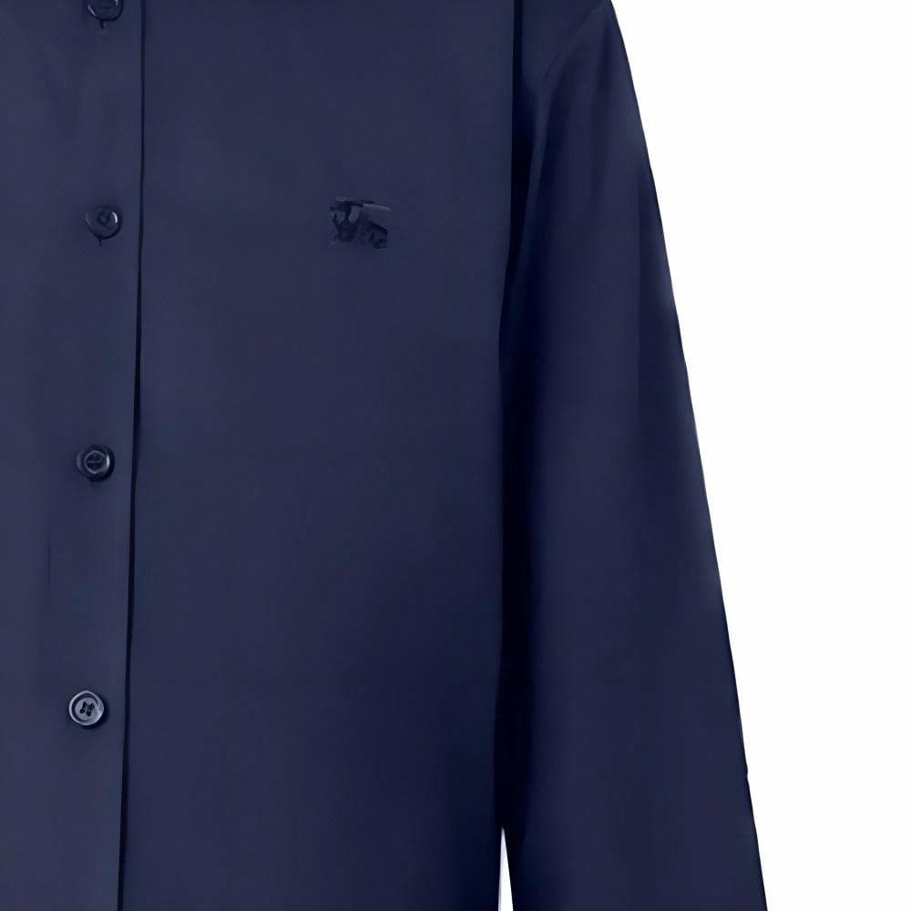 Рубашка Burberry SS24 Logo Embroidered Shirt — фото 5