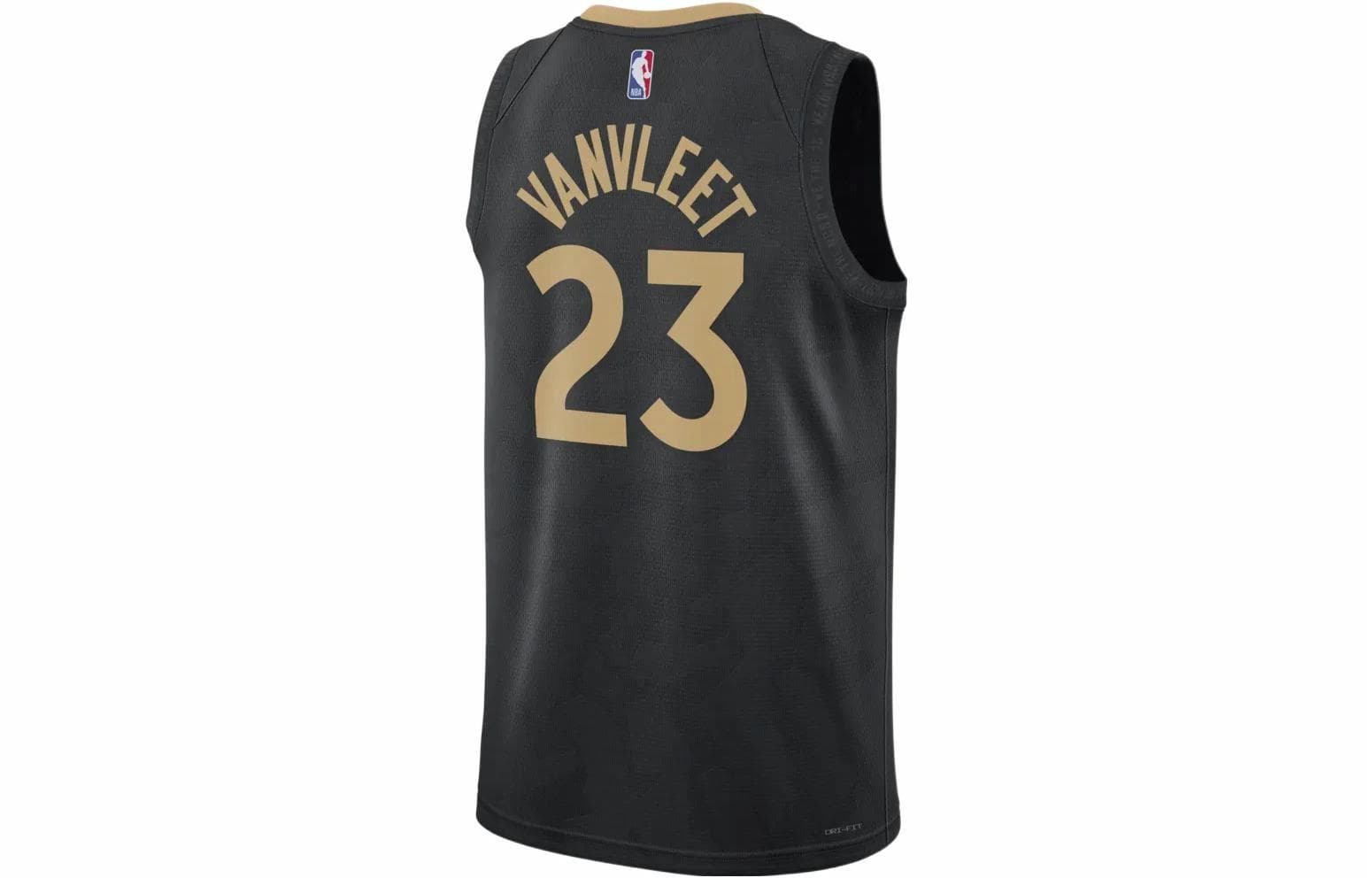 Баскетбольная майка Nike NBA City Edition VanVleet 23 Jersey Black - изображение 2