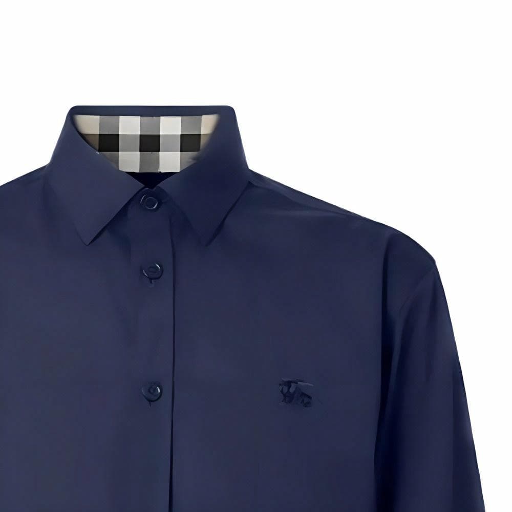 Рубашка Burberry SS24 Logo Embroidered Shirt — фото 6