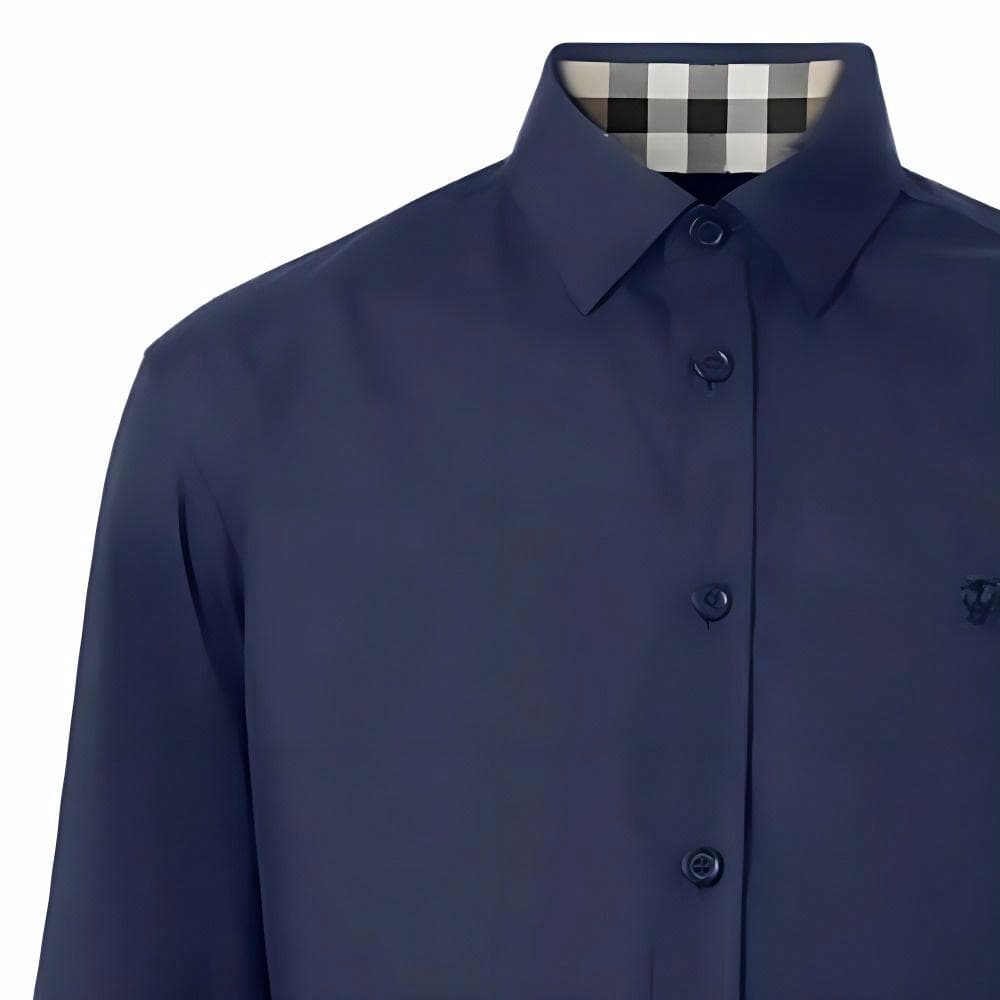 Рубашка Burberry SS24 Logo Embroidered Shirt — фото 2