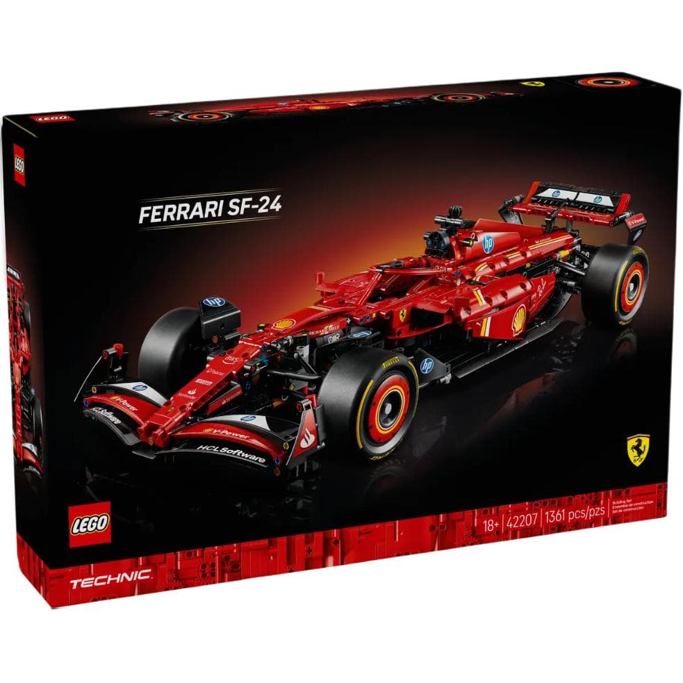 Конструктор LEGO Феррари Автомобиль Сборный конструктор 1361 шт. 42207 Пластик - изображение 3