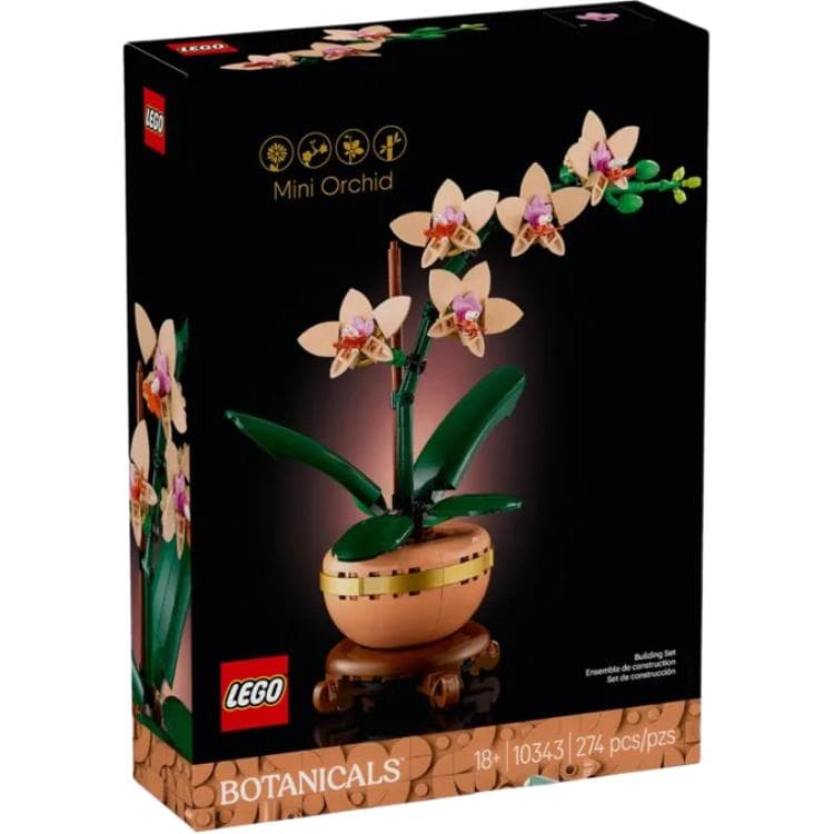 Конструктор LEGO Мини Орхидея с подставкой Пластиковые конструкторы 274 шт. 10343 - изображение 2