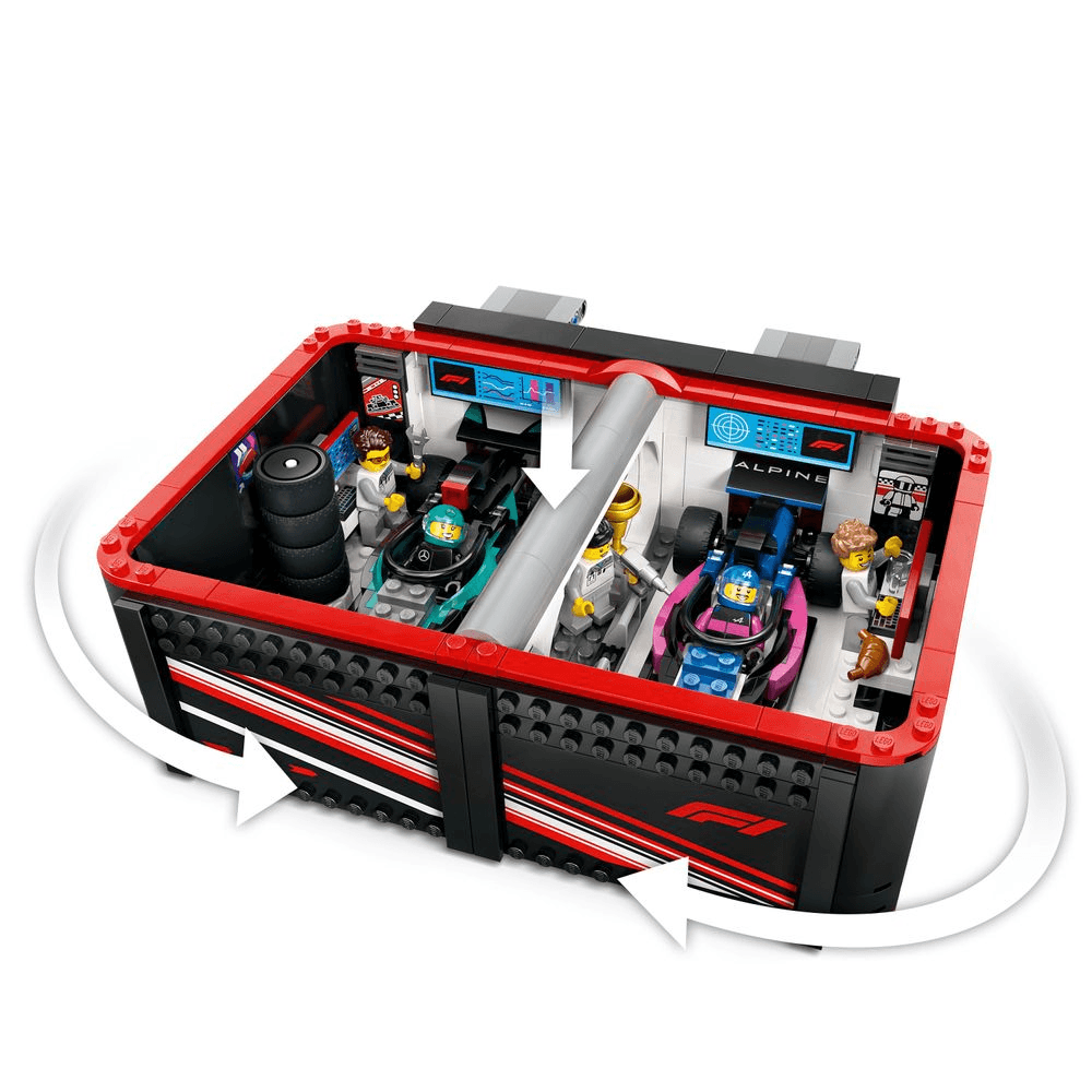 Конструктор LEGO F1 Гараж и Mercedes Сборный конструктор 678 шт. 60444 - изображение 3