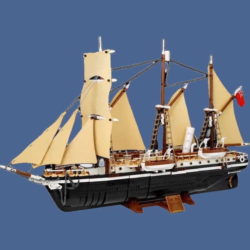 Конструктор LEGO Icons Steadfast Explorer Лодка Конструкторы 3011 шт. L10335 Корабль ENDURANCE - изображение 4