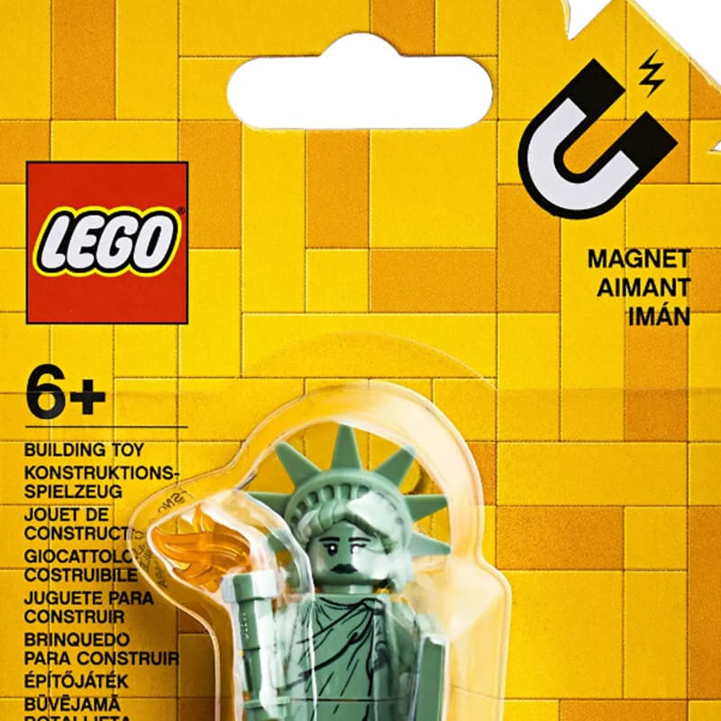 Конструктор LEGO Classic Collection Statue OF LIBERTY LEGO Minifigure с магнитными свойствами Магнит для холодильника Конструкторы - изображение 3