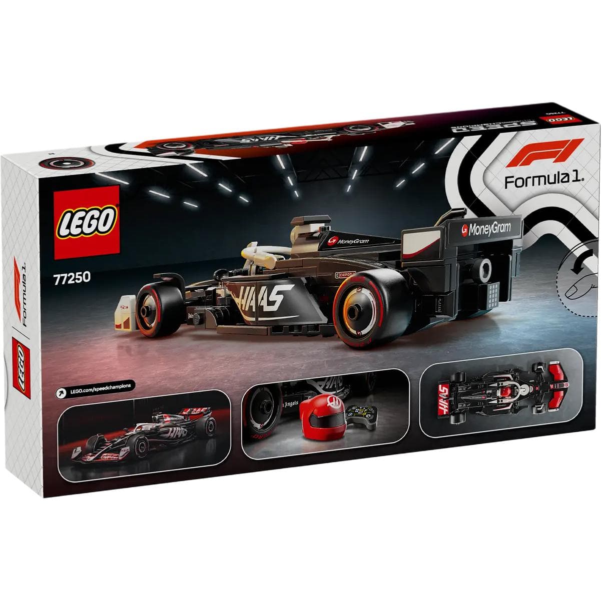 Конструктор LEGO F1 Race Car Speed Union Haas F1 Team VF 24 Сборный конструктор 242 шт. 77250 - изображение 3