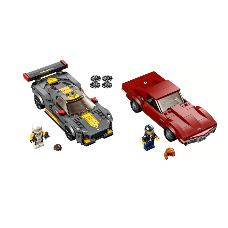 LEGO CHEVROLET Corvette C8.R Race Car and 1968 Chevrolet Corvette 76903 - изображение 2
