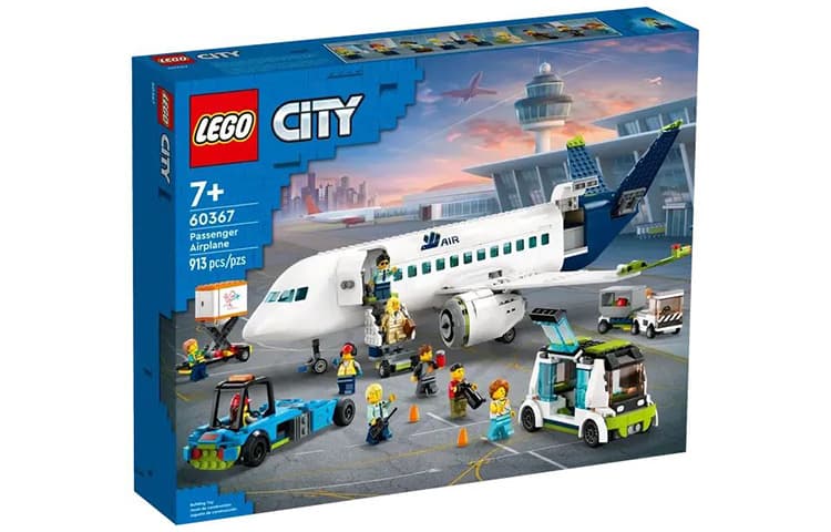 Конструктор LEGO City Collection Пассажирский самолет Конструктор 913 шт. 60367 - изображение 4