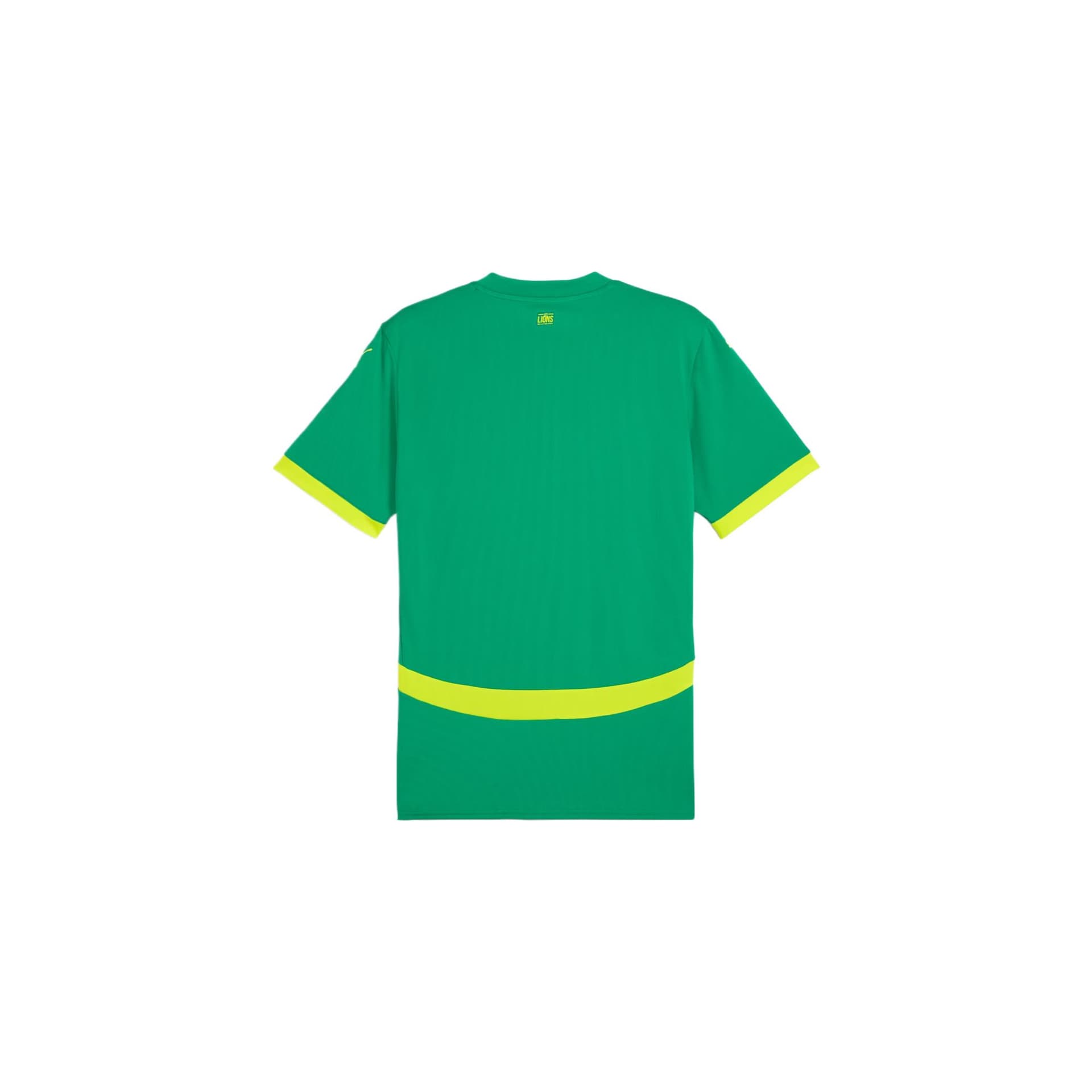 PUMA Senegal National Team Футболка для спорта Мужская Спортивная Зеленая Электрическое свечение Желтая - изображение 2