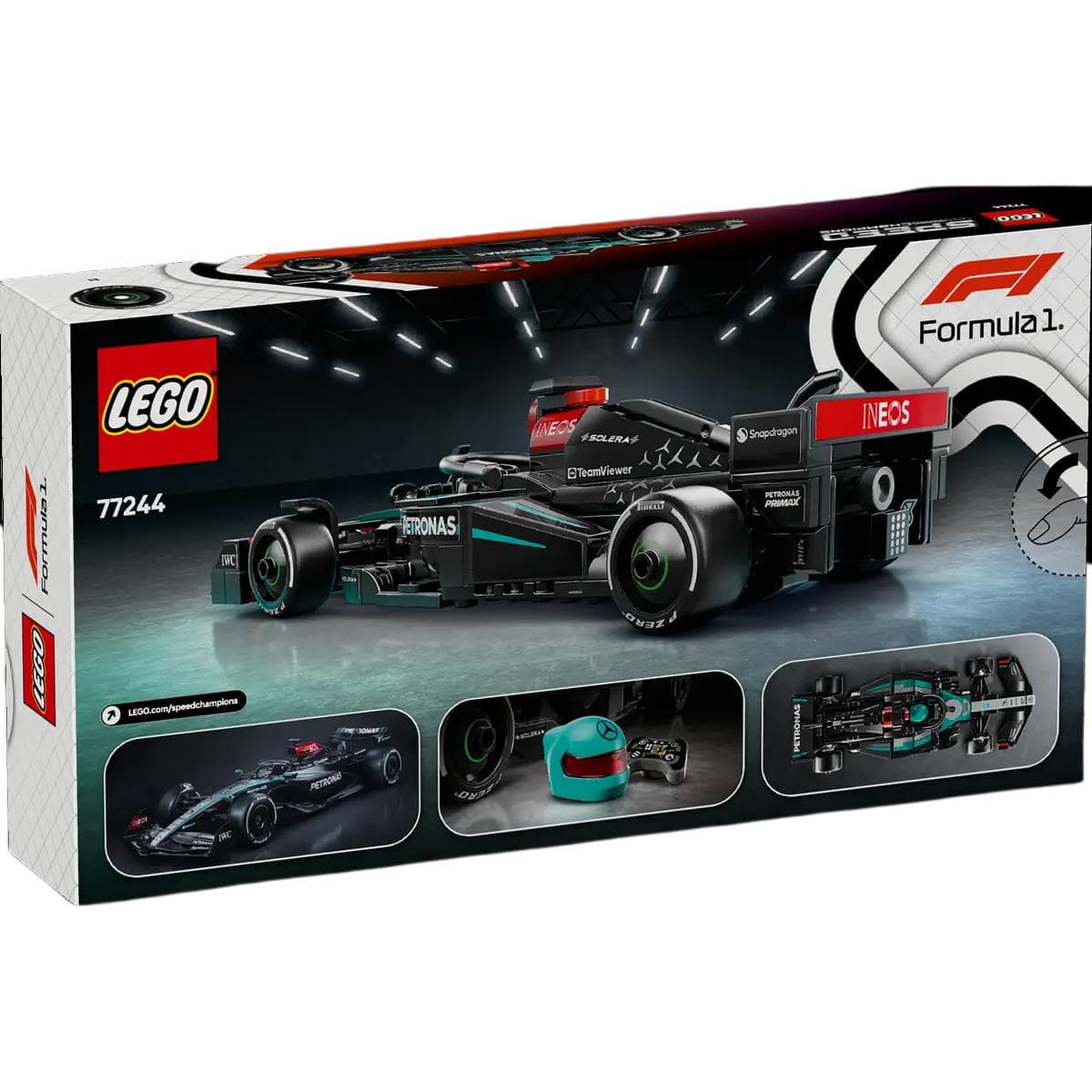 Конструктор LEGO F1 Race Car Mercedes Сборный конструктор 267 шт. 77244 - изображение 2