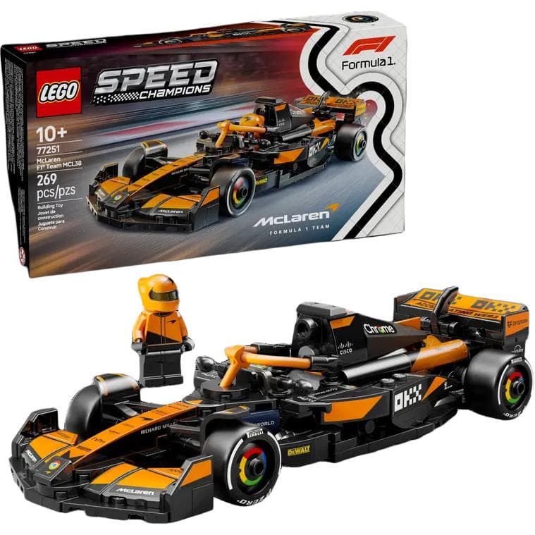 Конструктор LEGO Super Racer MCLAREN F1 TEAM Сборный конструктор 269 шт. 77251 - изображение 3