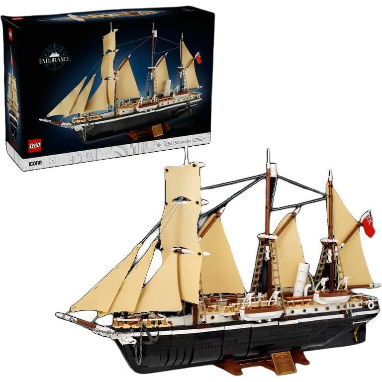 Конструктор LEGO Icons Steadfast Explorer Лодка Конструкторы 3011 шт. L10335 Корабль ENDURANCE - изображение 2