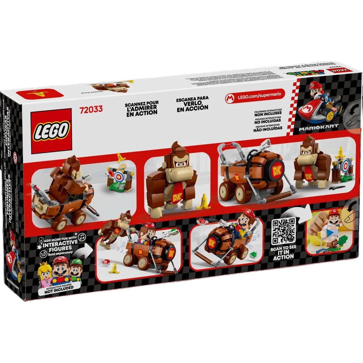Конструктор LEGO Mario Characters Гонки TM Donkey DK JUMBO Сборный конструктор 387 шт. 72033 Соединительный - изображение 3