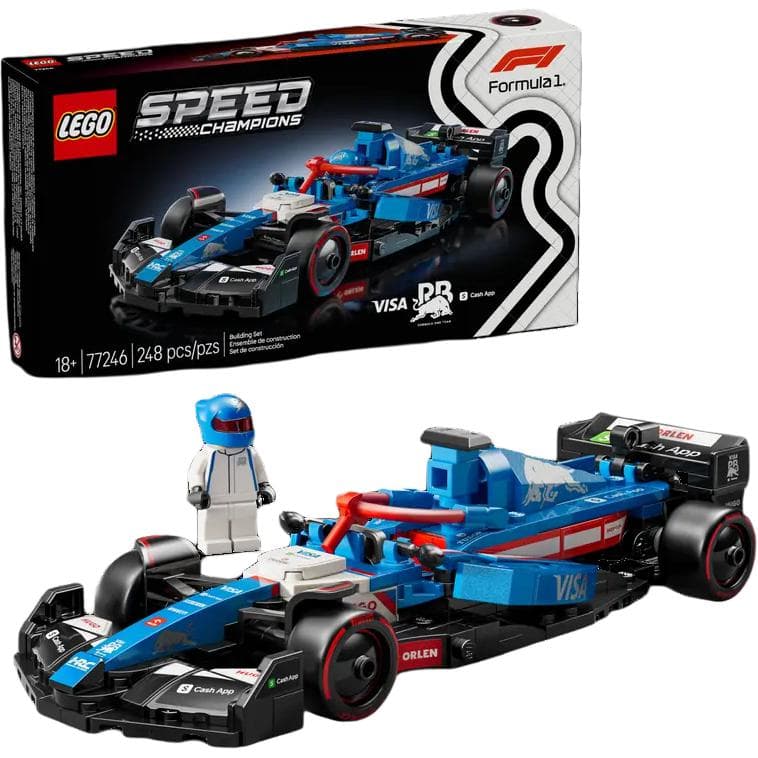 Конструктор LEGO Super Racer Visa Cash App R8 Fleet VCARB 01 F1 Сборный конструктор 248 шт. 77246 - изображение 3