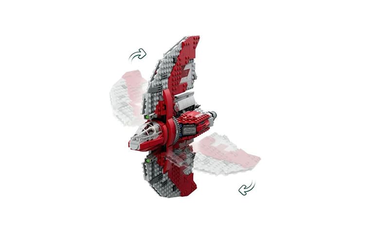 Конструктор LEGO Star Wars Коллекция Ашока Тано Х Т6 Джедай Старфайтер Конструкторы 599 шт. 75362 - изображение 3