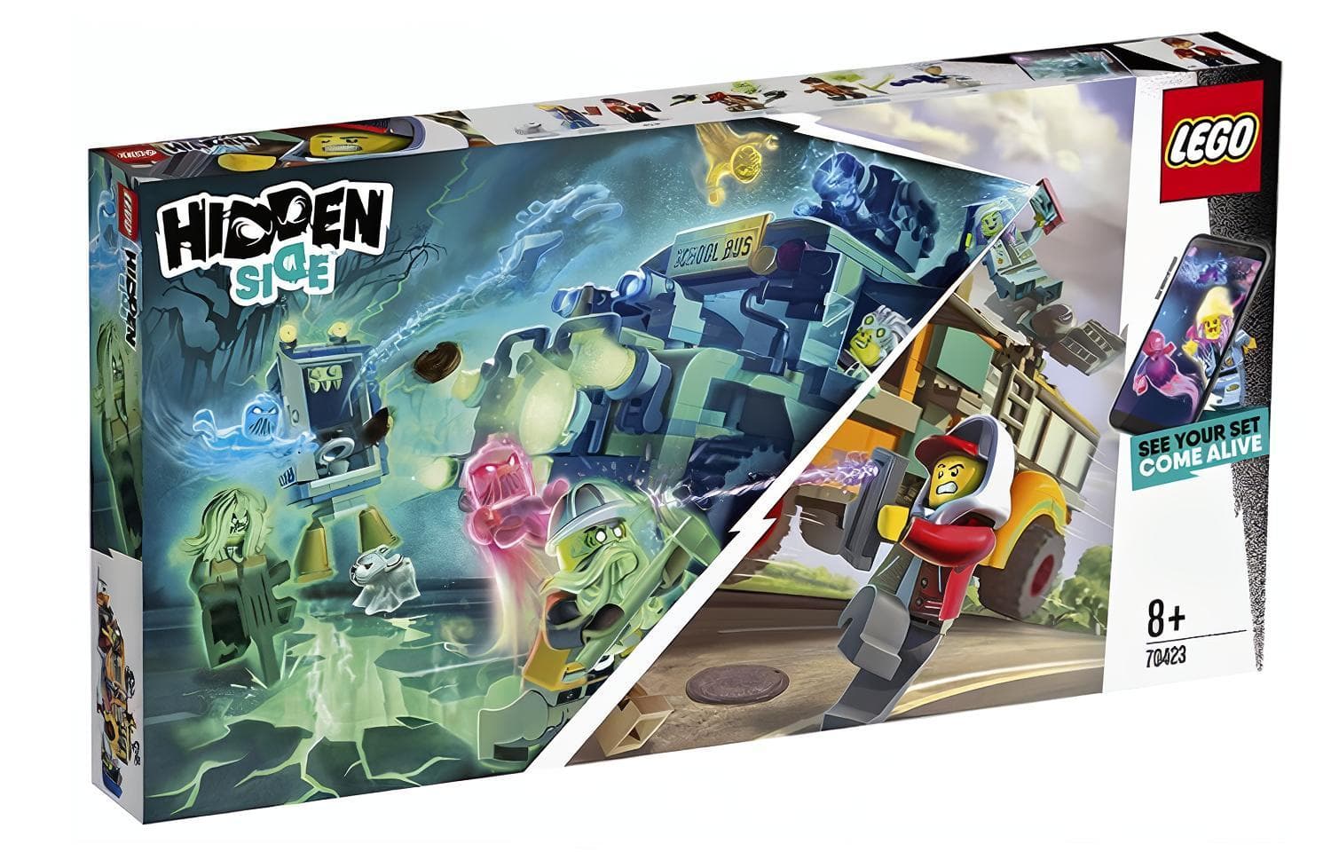 Конструктор LEGO HIDDENSIDE HiddenSide Conf-BANANA-BUS 70423 - изображение 4