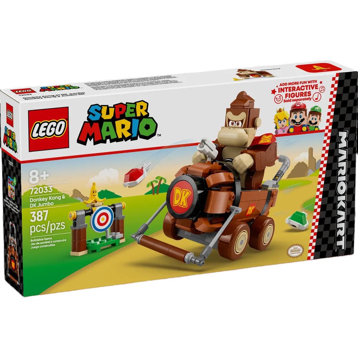 Конструктор LEGO Mario Characters Гонки TM Donkey DK JUMBO Сборный конструктор 387 шт. 72033 Соединительный - изображение 2
