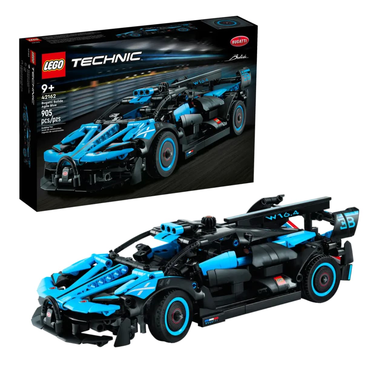 LEGO Bugatti Bolide Agile Blue 905pcs 42162 - изображение 4