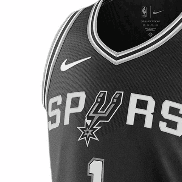 Баскетбольная майка Nike San Antonio SpursVictor Wembanyama - изображение 3