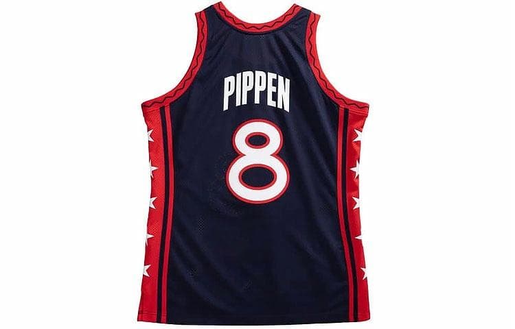 Баскетбольная майка Mitchell Ness AU 96 8 - изображение 2
