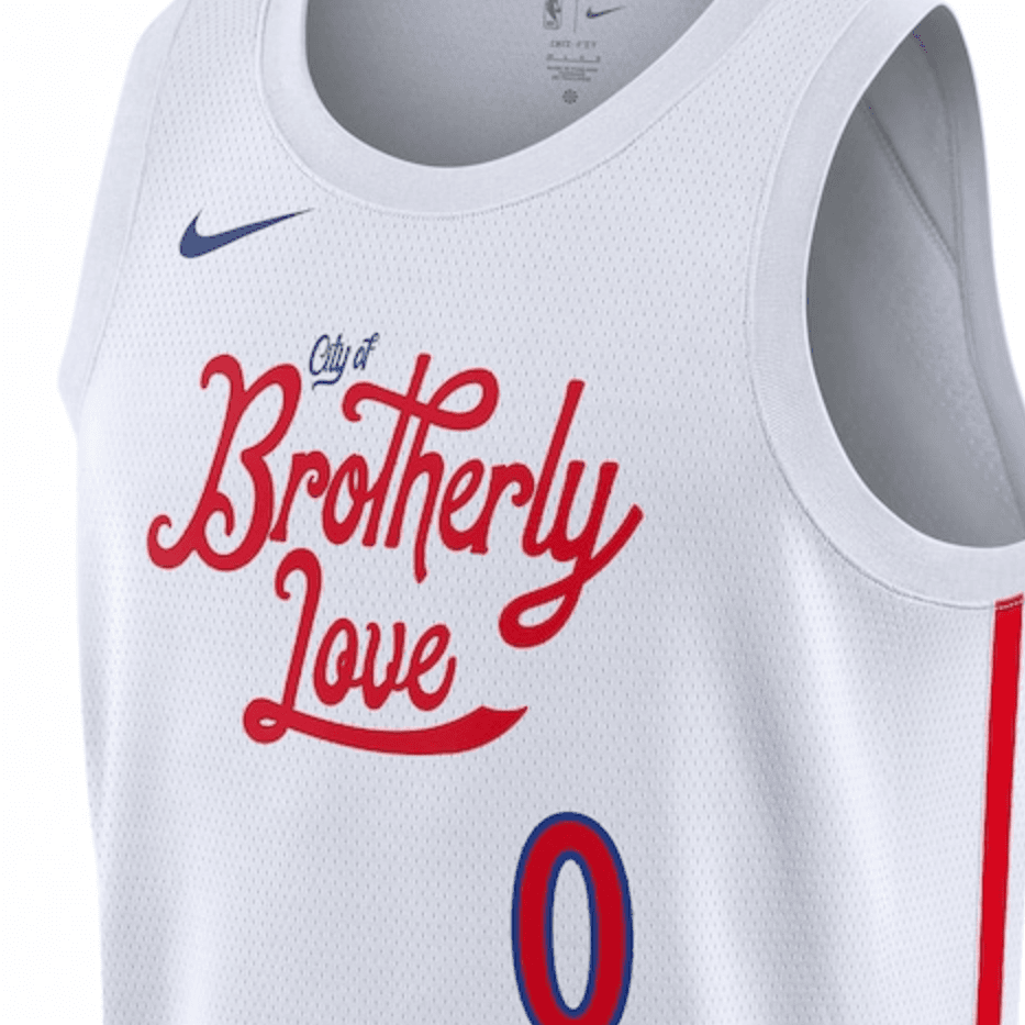 Баскетбольная майка Nike x NBA SW 76 0 - изображение 3