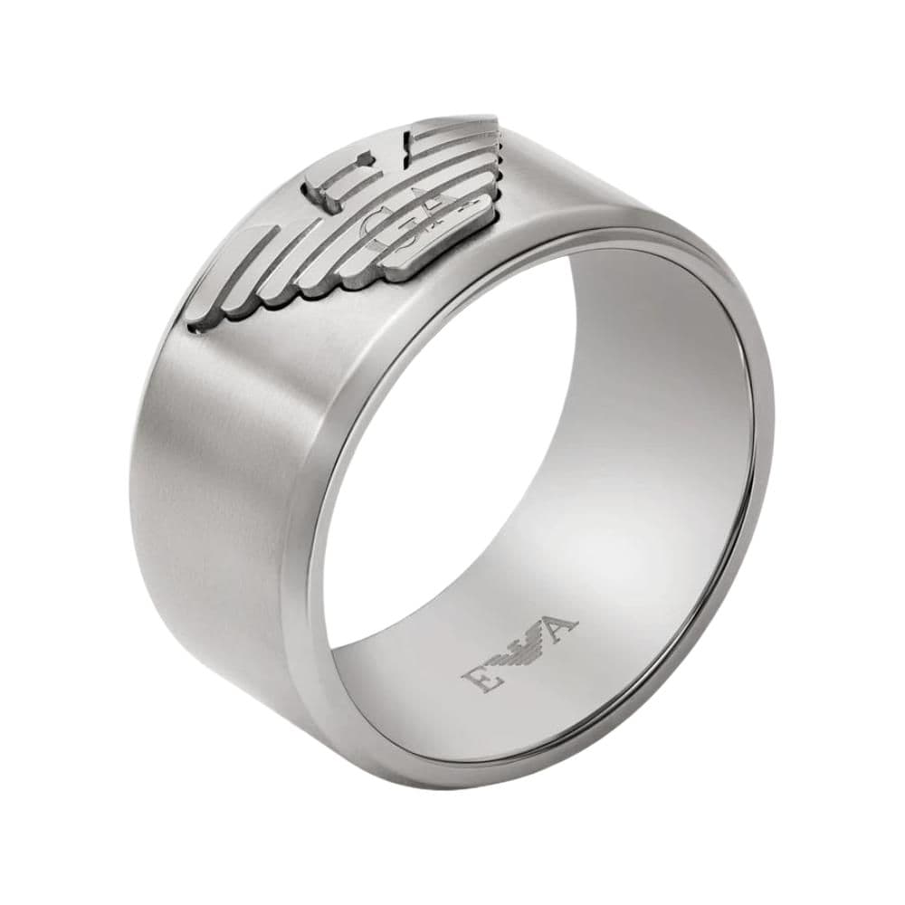 Кольцо EMPORIO ARMANI Кольца из нержавеющей стали Мужские Серебряные - изображение 2
