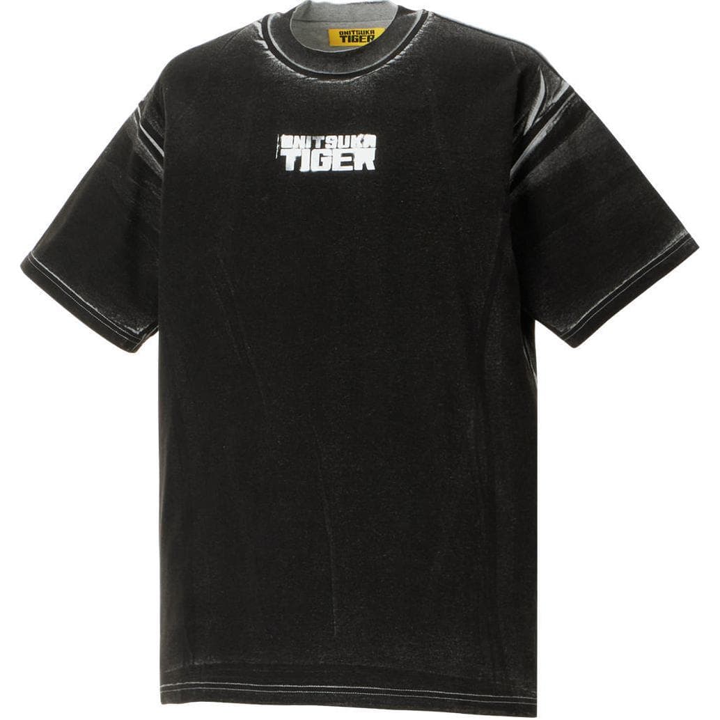 Футболка Onitsuka Tiger PRINTED T-Shirt Унисекс Фотиния Серый Черный - изображение 3