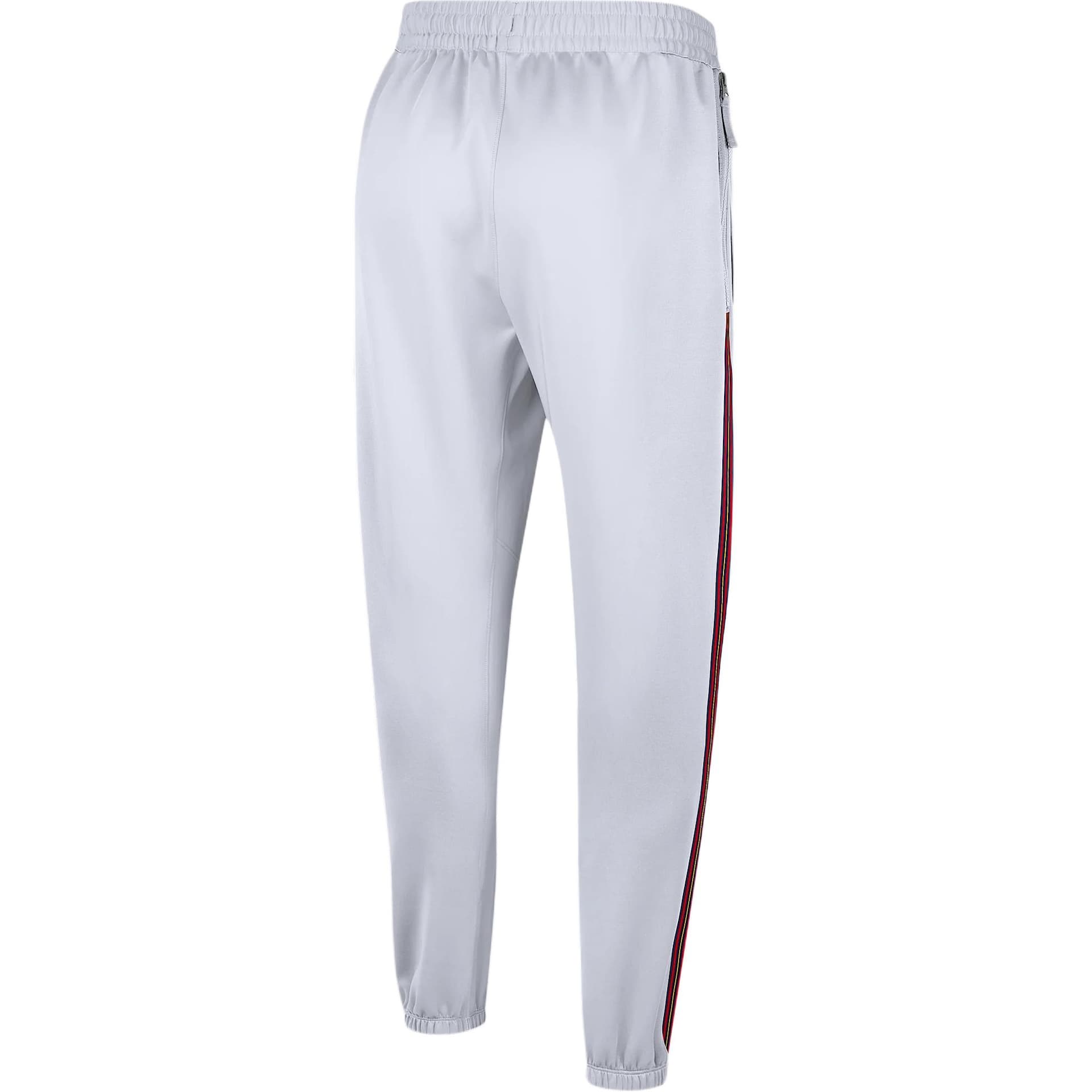 Штаны Jordan x NBA All-Star Оригинальная фирменная розовая коробка с логотипом Быстросохнущий Удобный На шнурках Эластичный манжет Вязаные Тренировочные брюки Мужской Белый - изображение 2